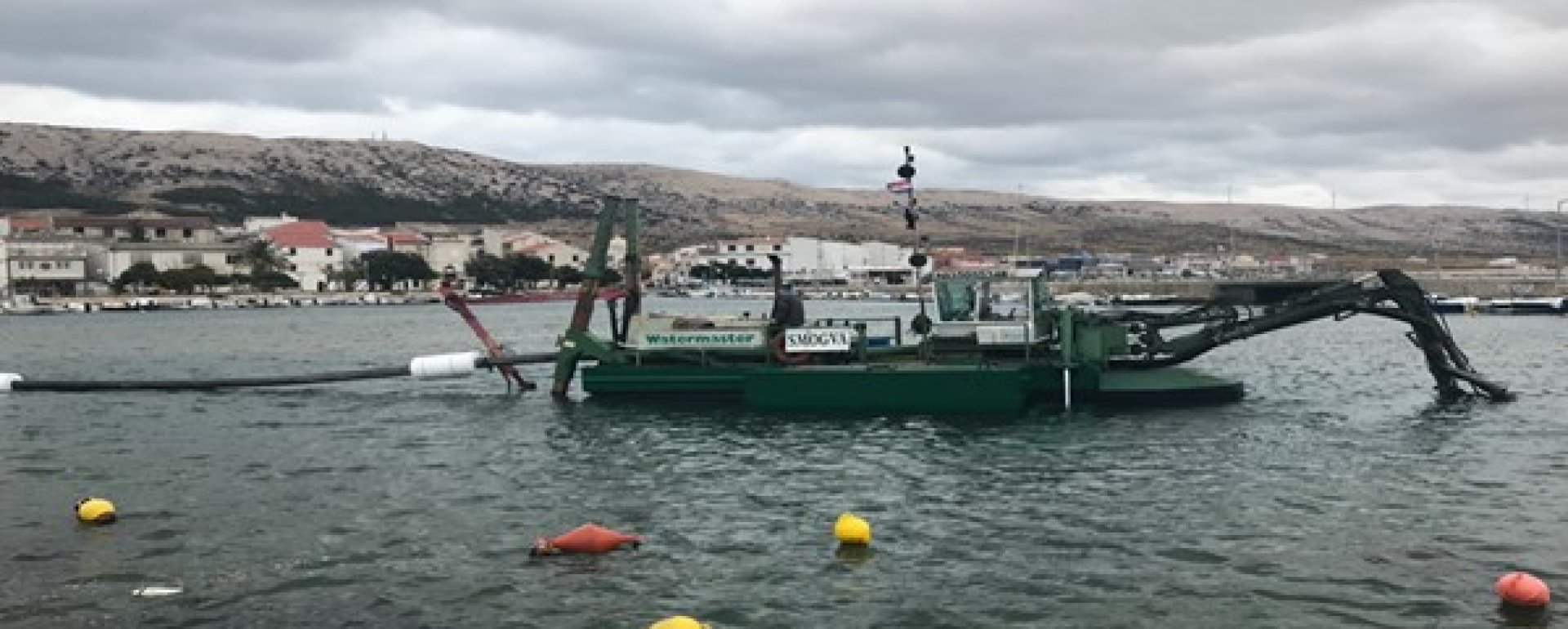 Iskop dna i odlaganje materijala iskopa lučkog područja luke otvorene za javni promet Pag
